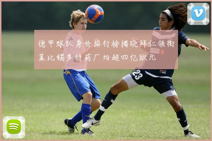 德甲球队身价排行榜揭晓拜仁领衔莱比锡多特药厂均超四亿欧元